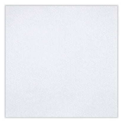 Linen-Like Natural Flat Pack Napkin, 16 x 16, White, 1,200/Carton