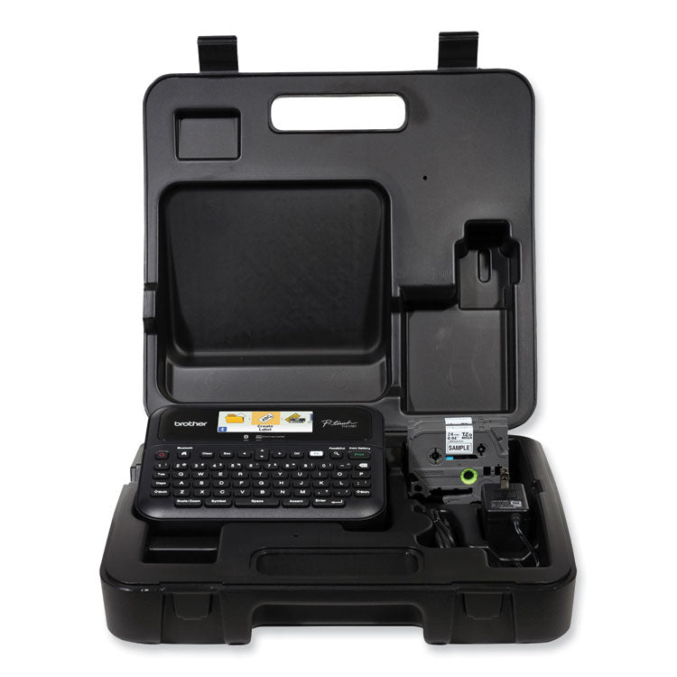 D-610BTVP Connected Label Maker with Color Display, 30 mm/s Print Speed, 14.2 x 6 x 13.3
