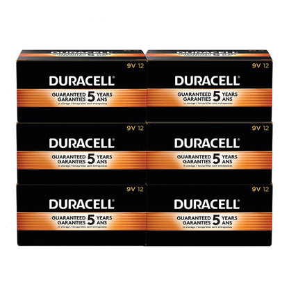 CopperTop Alkaline 9V Batteries, 72/Carton