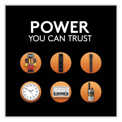 Coppertop Alkaline C Batteries, 2/Pack