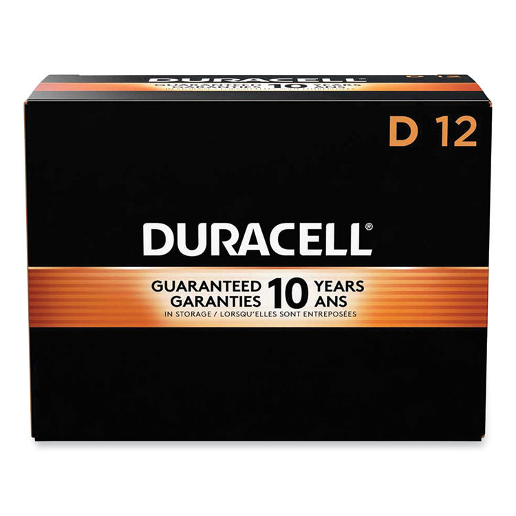 Coppertop Alkaline D Batteries, 12/Box