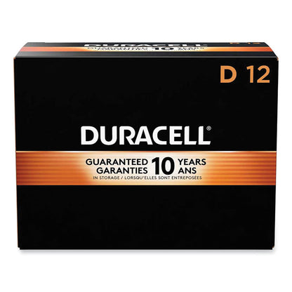 Coppertop Alkaline D Batteries, 12/Box