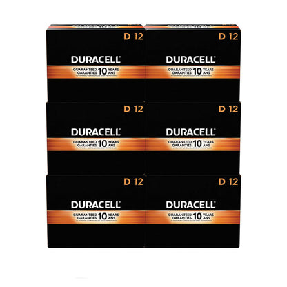 CopperTop Alkaline D Batteries, 72/Carton