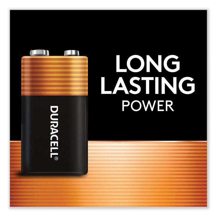 Coppertop Alkaline 9V Batteries, 2/Pack