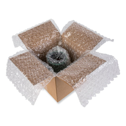Bubble Packaging, 0.31" Thick, 12" x 125 ft, Perforated Every 12", Clear, 4/Carton