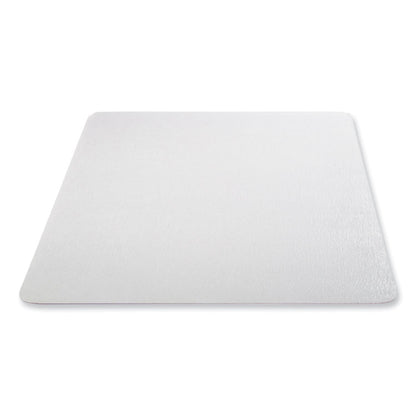 EconoMat Non-Studded All Day Use Chair Mat for Hard Floors, Rectangular, 45" x 53", Clear, Ships Flat
