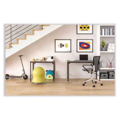 Zenergy Ball Chair, Backless, Supports Up to 250 lb, Red Vinyl