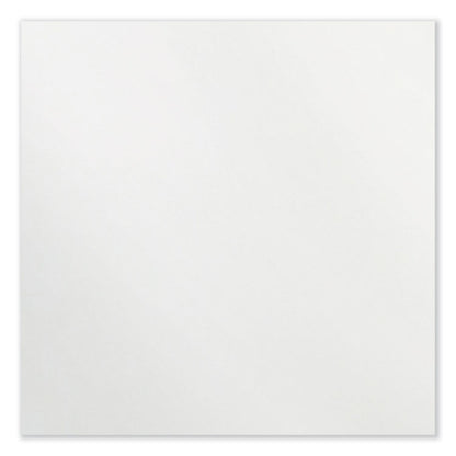 Coda Low Profile Circular Non-Magnetic Glassboard, 48" x 48", White Surface