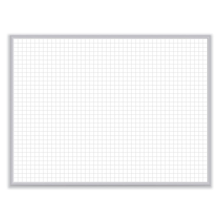Non-Magnetic Whiteboard with Aluminum Frame, 24" x 17.81", White Surface, Satin Aluminum Frame