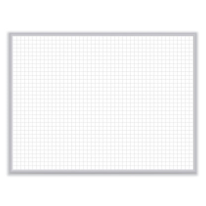 Non-Magnetic Whiteboard with Aluminum Frame, 24" x 17.81", White Surface, Satin Aluminum Frame