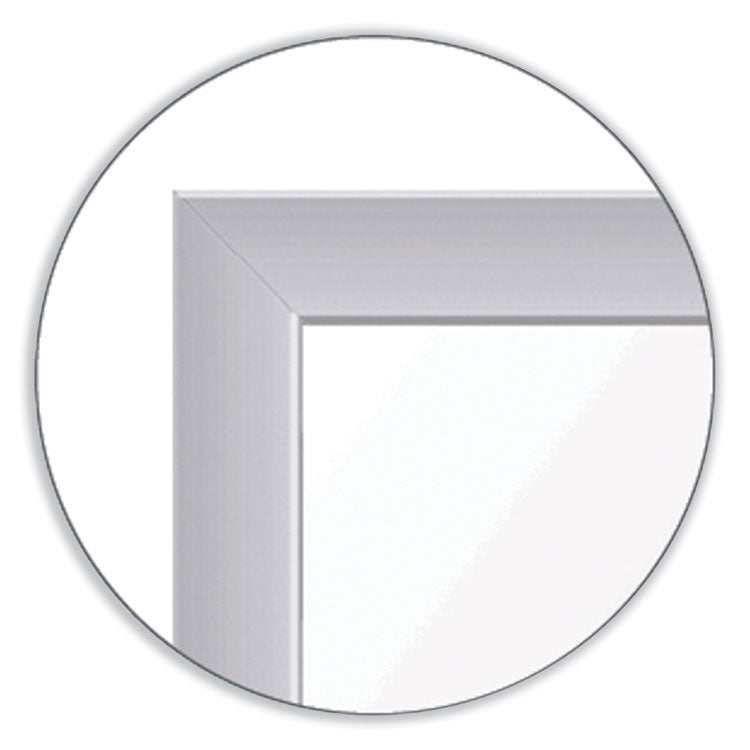 OR Schedule Magnetic Whiteboard, Operating Room Scheduling Chart, 72.5" x 48.5", White/Gray Surface, Satin Aluminum Frame