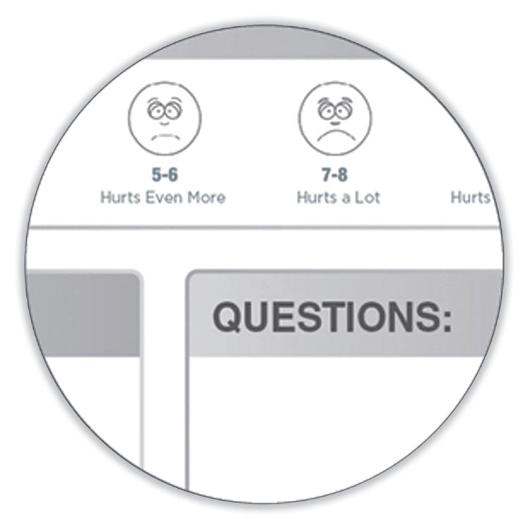 Patient Room Magnetic Whiteboard, Hospital Patient Chart, 18.5" x 24.5", White/Gray Surface, Satin Aluminum Frame