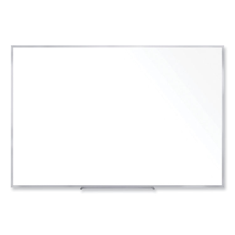 Non-Magnetic Whiteboard with Aluminum Frame, 60.63" x 48.47", White Surface, Satin Aluminum Frame