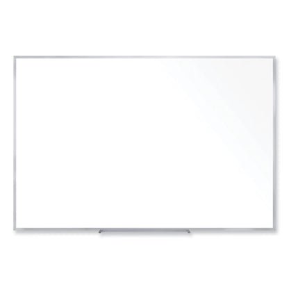 Non-Magnetic Whiteboard with Aluminum Frame, 60.63" x 48.47", White Surface, Satin Aluminum Frame