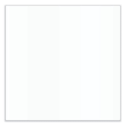 Aria Low-Profile Frameless Magnetic Glassboard, 36" x 24", White Surface