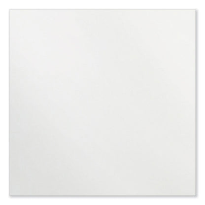 Coda Low Profile Circular Non-Magnetic Glassboard, 24" x 24", White Surface