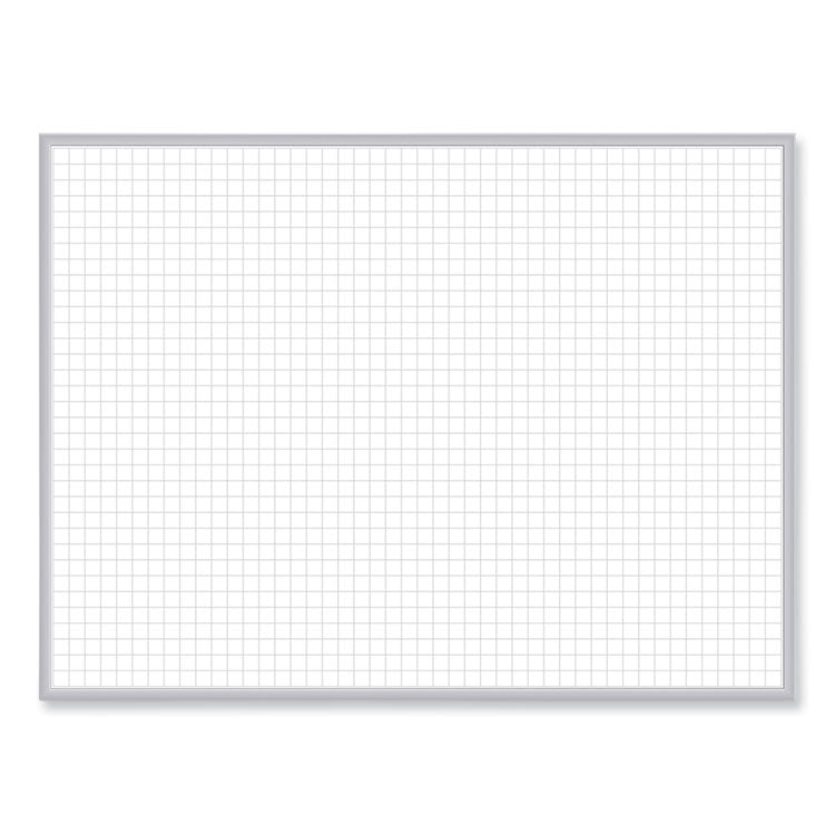 Non-Magnetic Whiteboard with Aluminum Frame, 36" x 23.81", White Surface, Satin Aluminum Frame