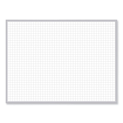 Non-Magnetic Whiteboard with Aluminum Frame, 36" x 23.81", White Surface, Satin Aluminum Frame