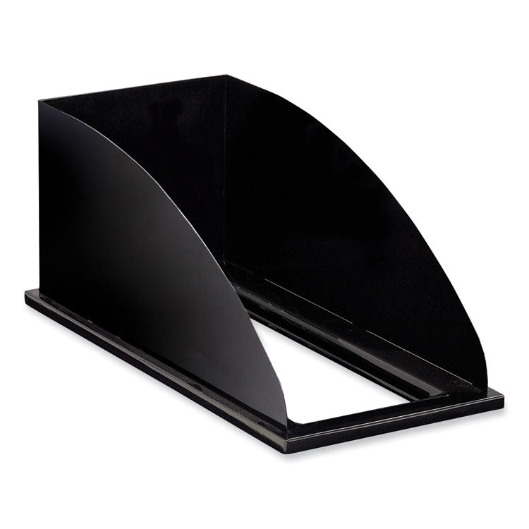Mixx Recycling Center Lid, Topper Style, 9.87w x 19.87d x 0.62h, Black