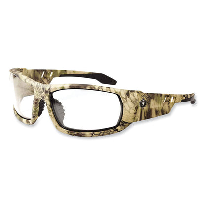Skullerz Odin Safety Glasses, Kryptek Highlander Full Frame, Clear Dual Lens