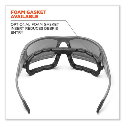 Skullerz Odin Safety Glasses, Kryptek Typhon Full Frame, Polarized Copper Dual Lens