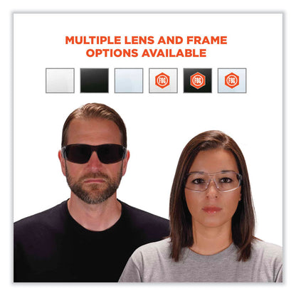 Skullerz Saga Frameless Safety Glasses, Fog-Off Technology, Frameless, Clear Single I/O Lens