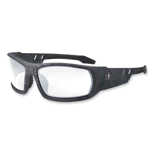 Skullerz Odin Safety Glasses, Fog-Off Technology, Kryptek Typhon Full Frame, Clear Dual Lens