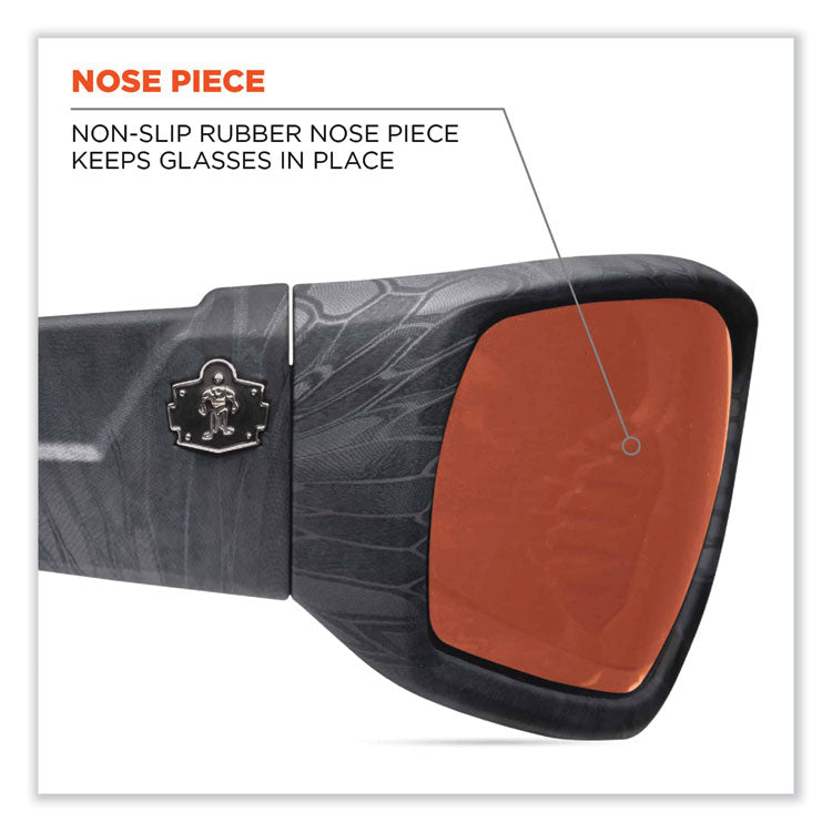 Skullerz Odin Safety Glasses, Kryptek Typhon Full Frame, Copper Dual Lens