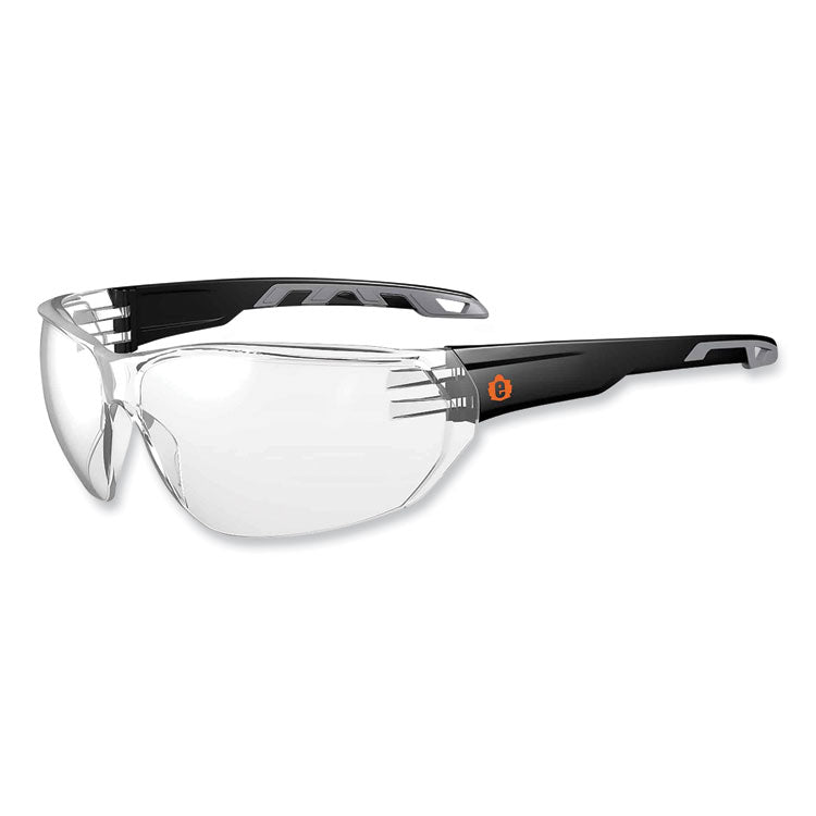 Skullerz Vali Frameless Safety Glasses, Fog-Off Technology, Frameless, Clear Single Lens
