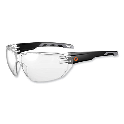 Skullerz Vali Frameless Safety Glasses, Fog-Off Technology, Frameless, Clear Single Lens