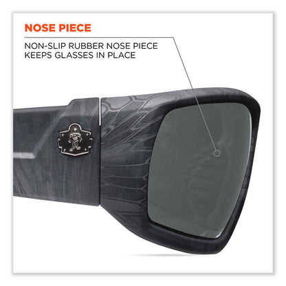 Skullerz Odin Safety Glasses, Kryptek Highlander Full Frame, Smoke Dual Lens