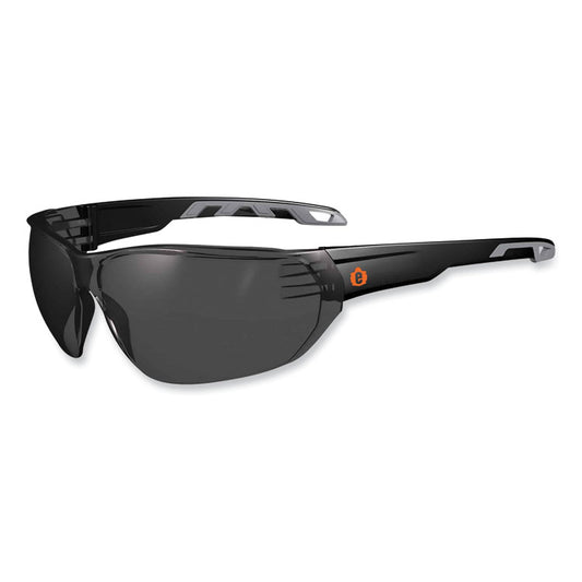 Skullerz Vali Frameless Safety Glasses, Frameless, Smoke Single Lens