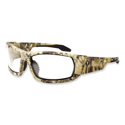 Skullerz Odin Safety Glasses, Fog-Off Technology, Kryptek Highlander Full Frame, Clear Dual Lens
