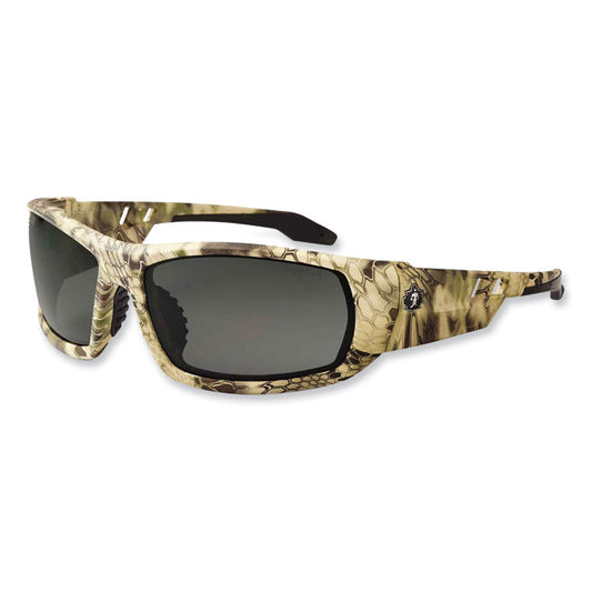 Skullerz Odin Safety Glasses, Kryptek Highlander Full Frame, Smoke Dual Lens