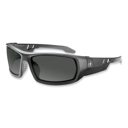 Skullerz Odin Safety Glasses, Matte Black Full Frame, Polarized Smoke Dual Lens