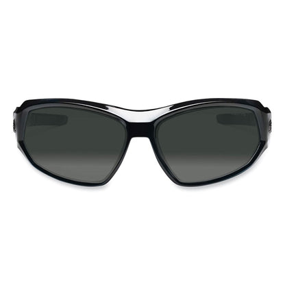 Skullerz Loki Safety Glasses/Goggles, Black Full Frame, Polarized Smoke Dual Lens