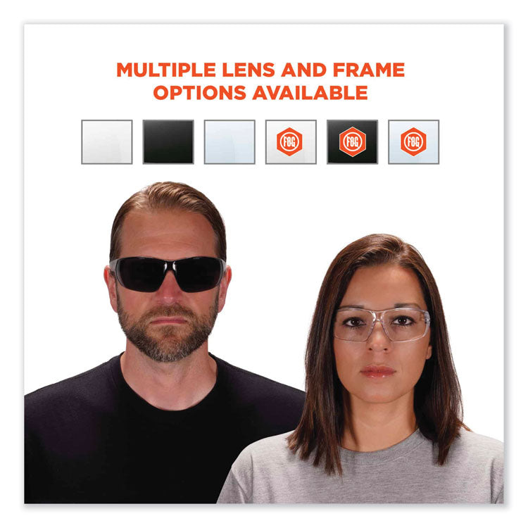 Skullerz Vali Frameless Safety Glasses, Frameless, Clear Single I/O Lens