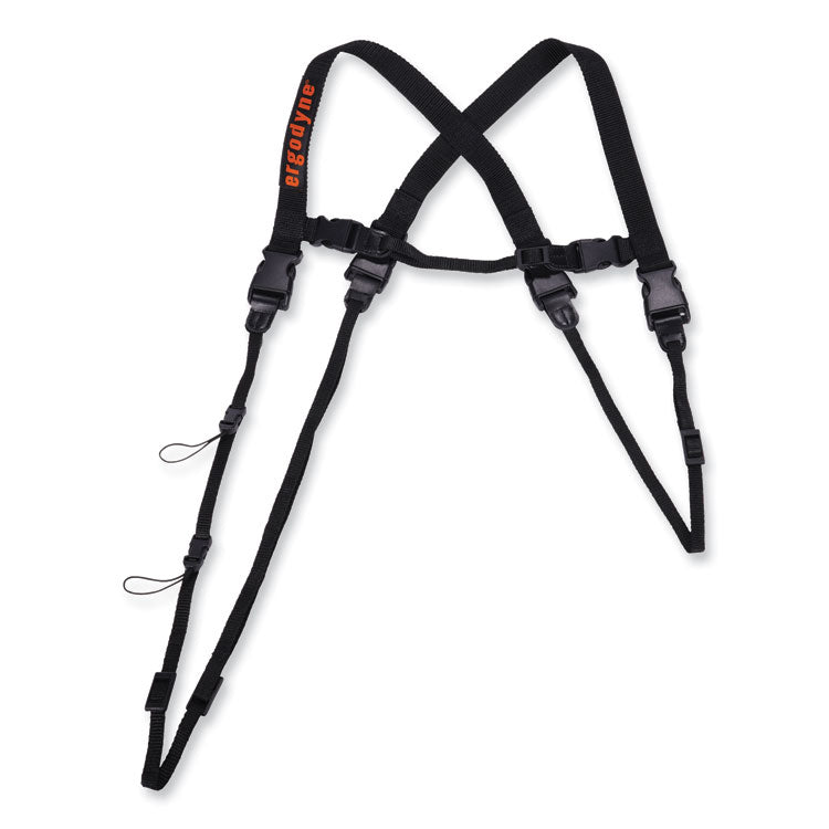 Squids 3132 Barcode Scanner Lanyard Harness, X-Large: 23" Arm Strap, 46" Lanyard Strap, Black