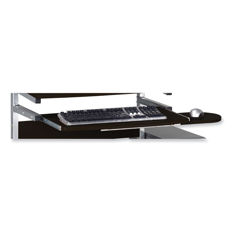 Eastwinds Series Portrait PC Desk Cart, 36" x 19.25" x 31", Anthracite
