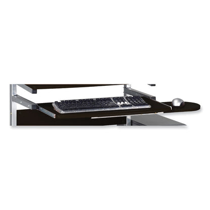 Eastwinds Series Portrait PC Desk Cart, 36" x 19.25" x 31", Anthracite