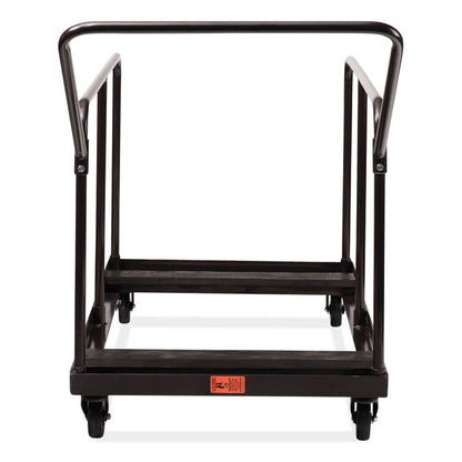 Folding Table Dolly For Round and Rectangular Tables, 660 lb Capacity, 31.25 x 27.75 x 47.5, Brown