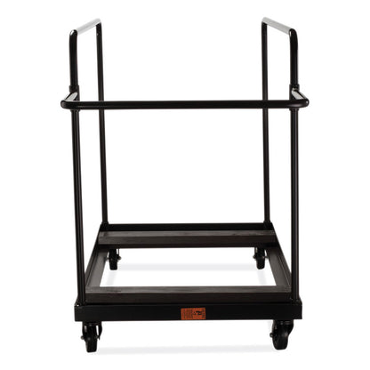 Folding Table Dolly for Round Tables, 660 lb Capacity, 40.5 x 28 x 61.5, Brown