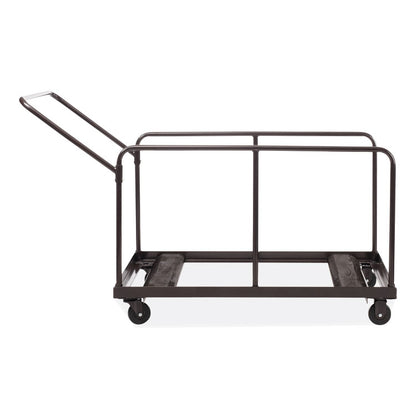 Folding Table Dolly For Round and Rectangular Tables, 660 lb Capacity, 31.25 x 27.75 x 47.5, Brown