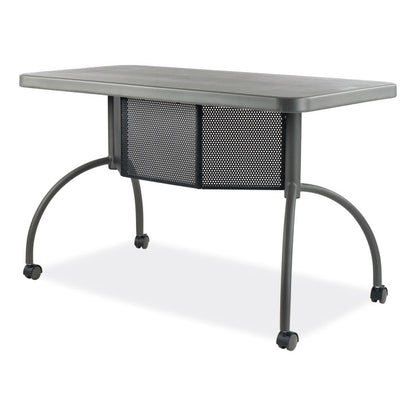 Teacher's WorkPod Desk, 48" x 24" x 30", Charcoal Slate