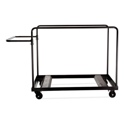 Folding Table Dolly for Round Tables, 660 lb Capacity, 40.5 x 28 x 61.5, Brown