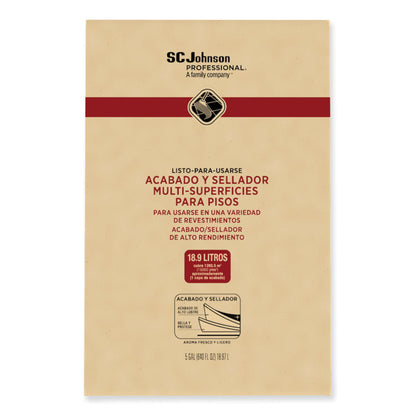 Ready-To-Use Multi-Surface Floor Finish Plus Sealer, 5 gal Bag-in-Box