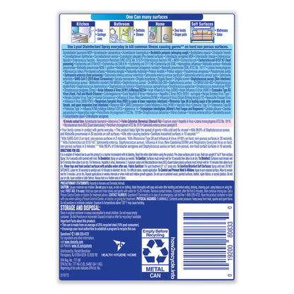 Disinfectant Spray, Early Morning Breeze, Scent, 12.5 oz Aerosol Spray