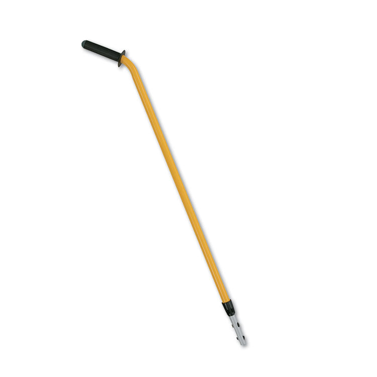 HYGEN Quick-Connect Ergo Adjustable Handle, 48" to 72", Black/Yellow