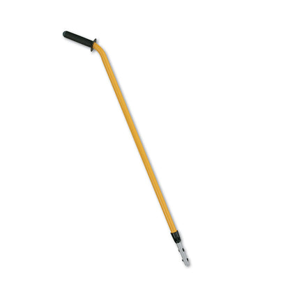HYGEN Quick-Connect Ergo Adjustable Handle, 48" to 72", Black/Yellow