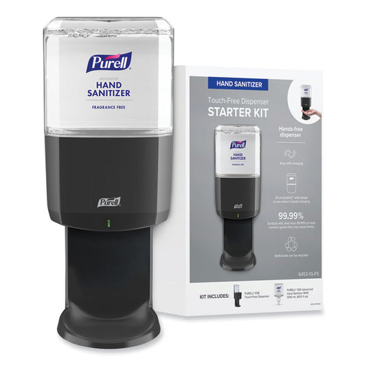 Advanced Hand Sanitizer Foam ES6 Starter Kit, 1,200 mL Graphite